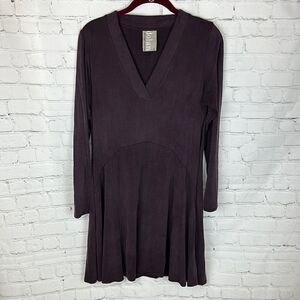 dolan Left Coast Women's Purple V-Neck Stretch Size Small Dress